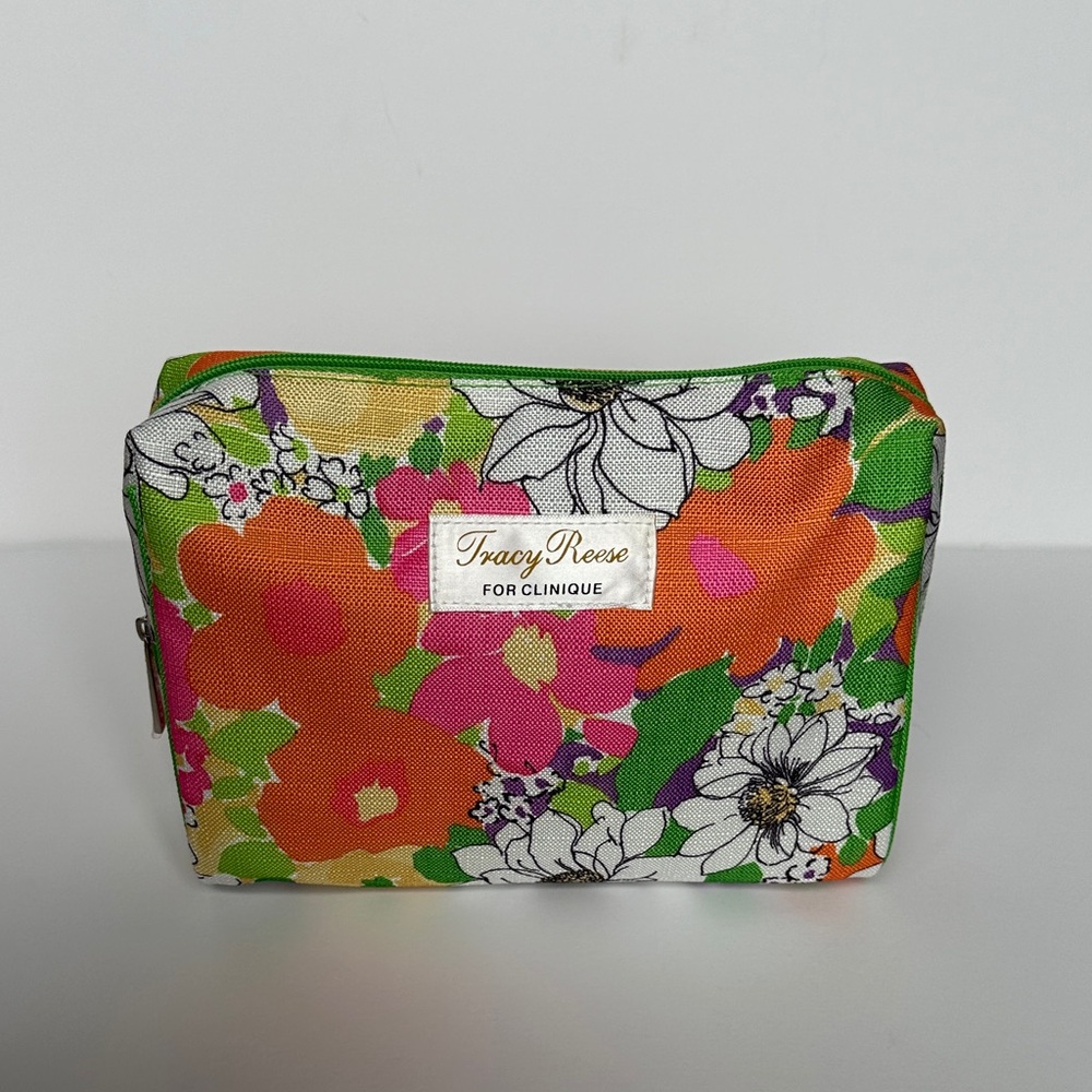 Tracy Reese Vibrant Floral Cosmetic Case